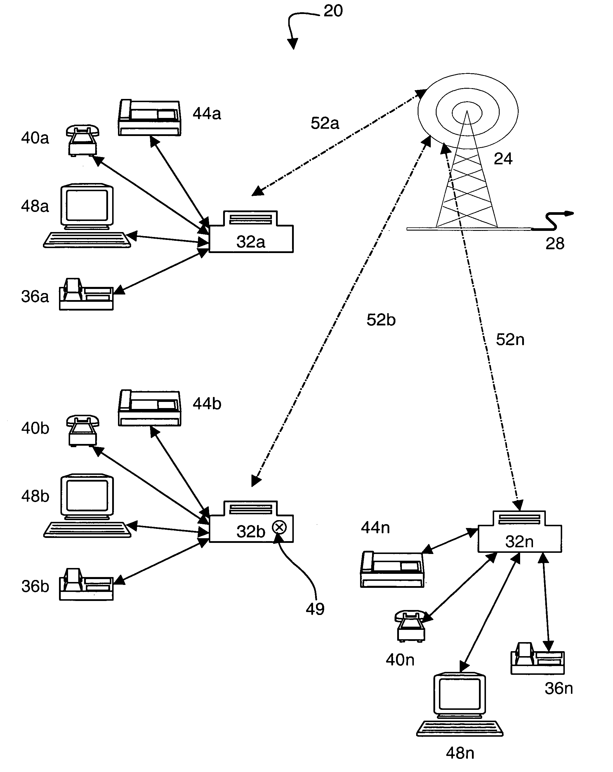 Wireless local loop