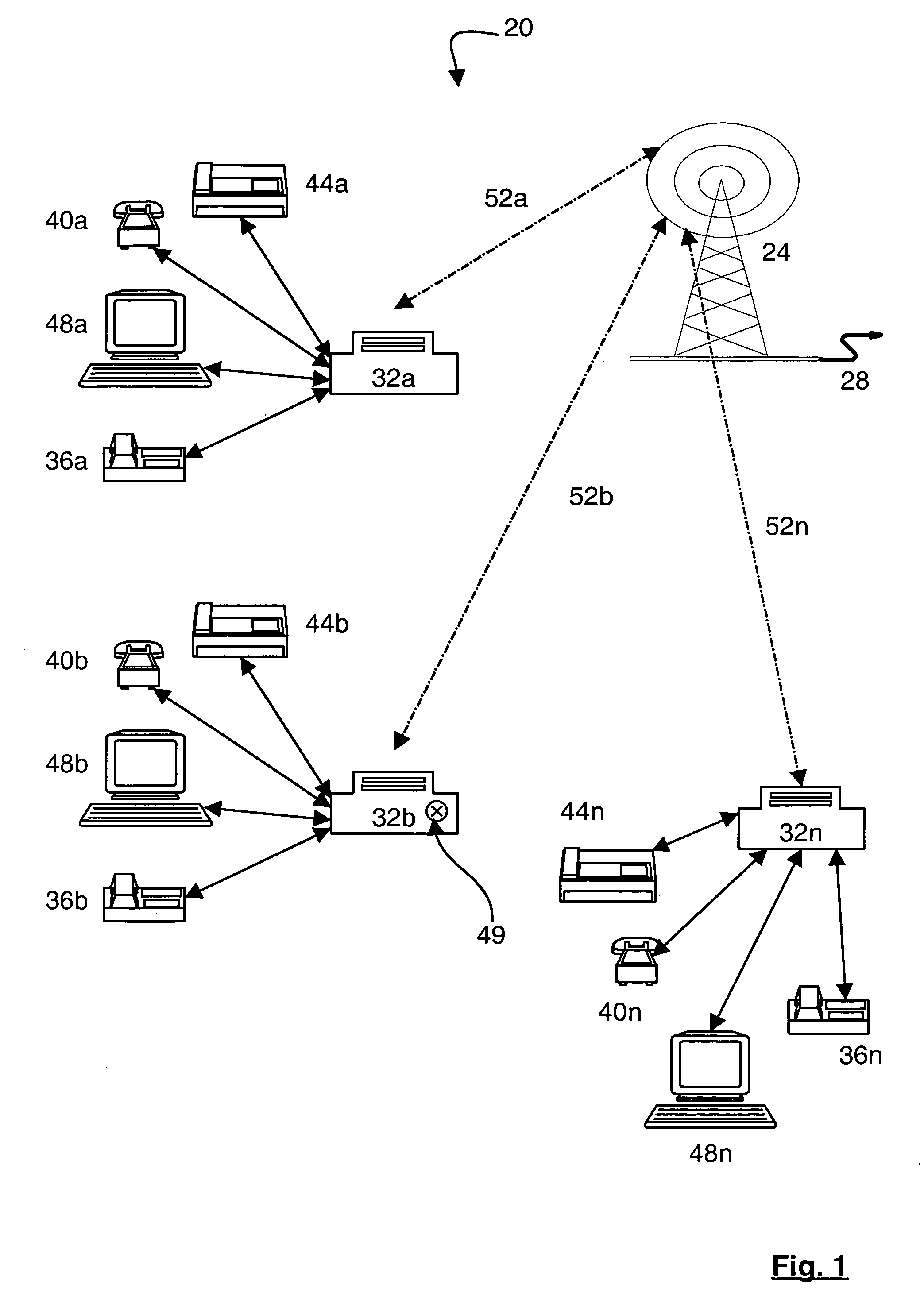 Wireless local loop