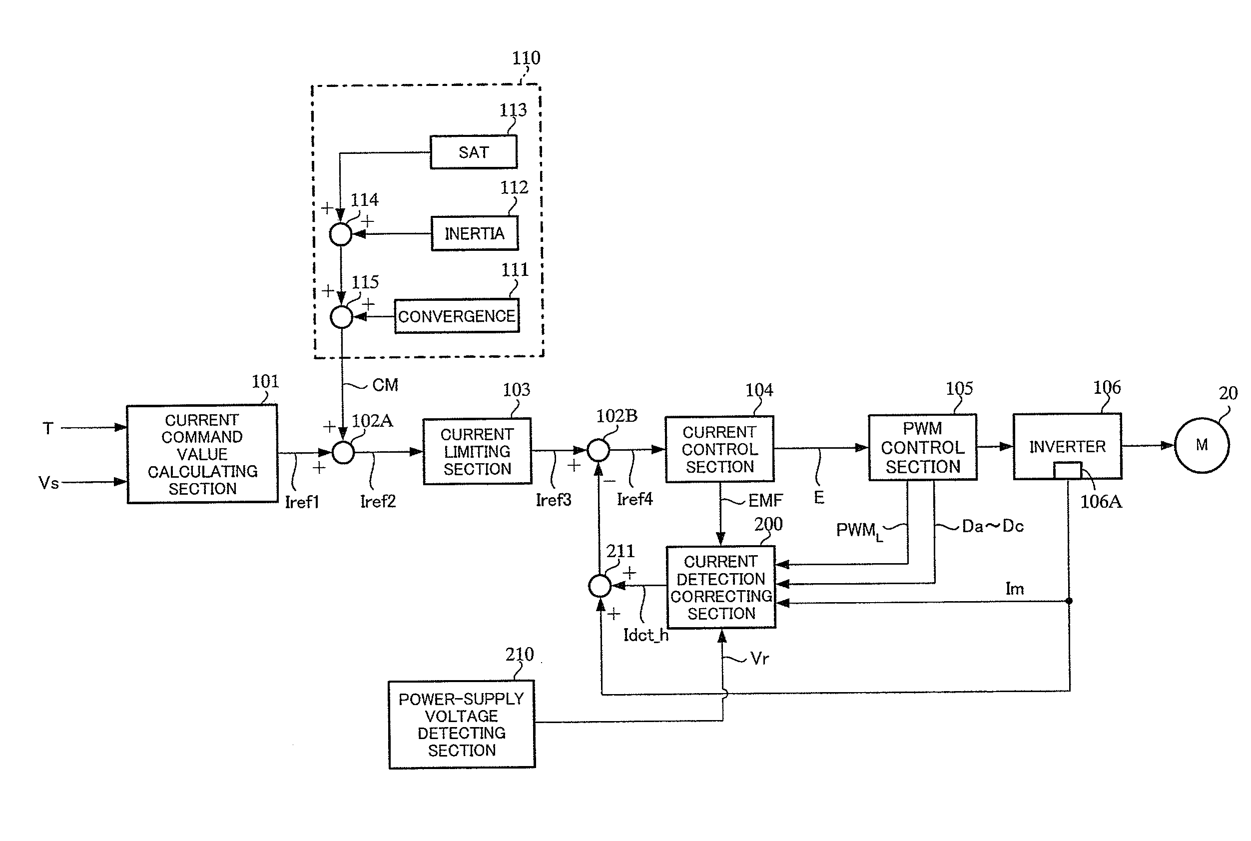 Motor control apparatus and electric power steering apparatus