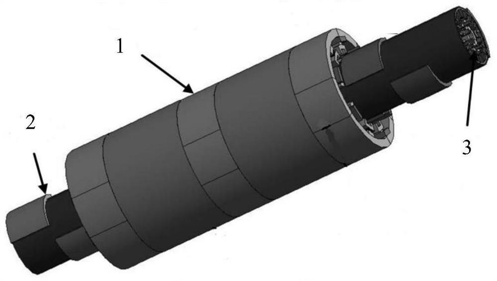 A doubly salient pole hybrid excitation motor for industrial robots and its control system