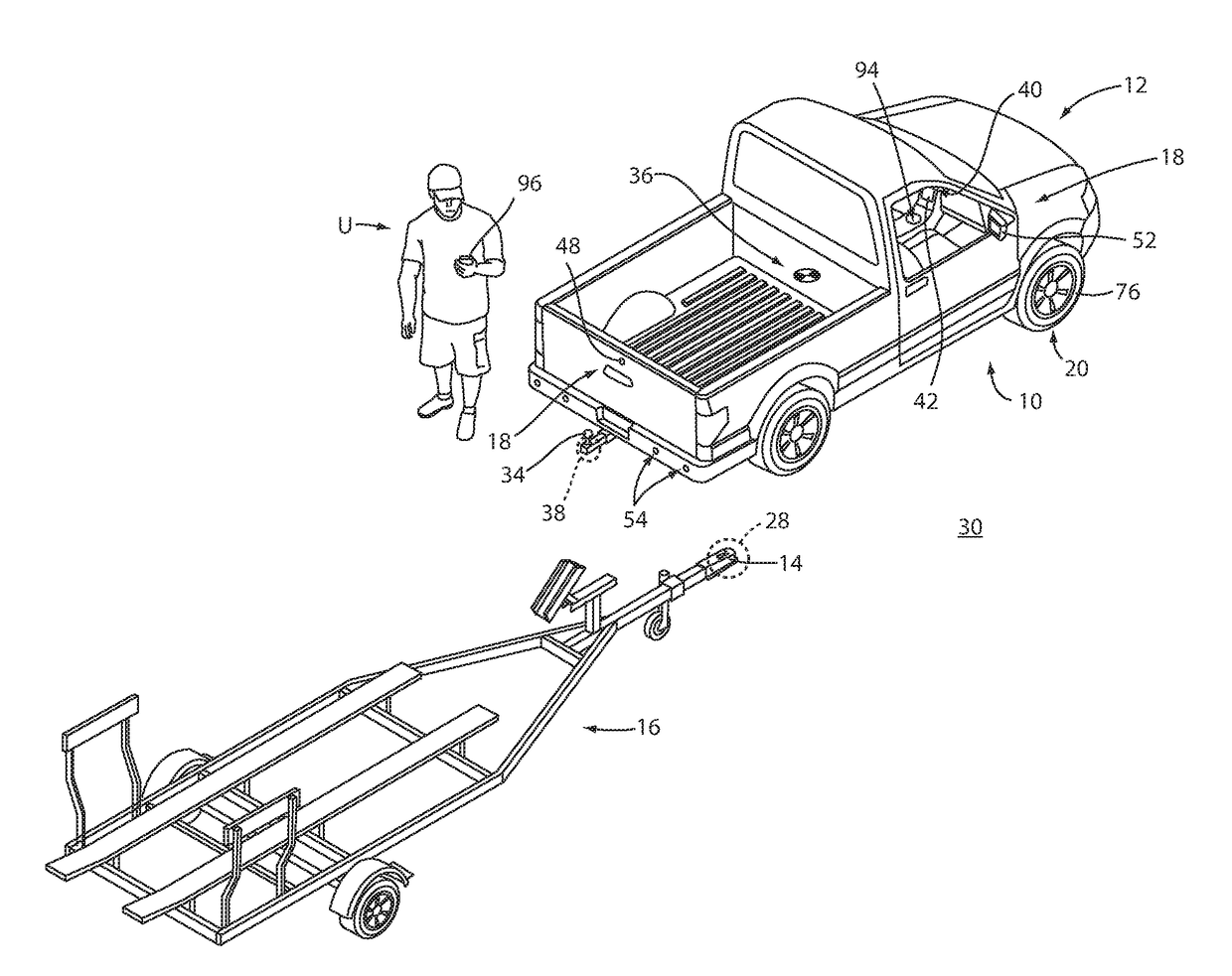 System to automate hitching a trailer