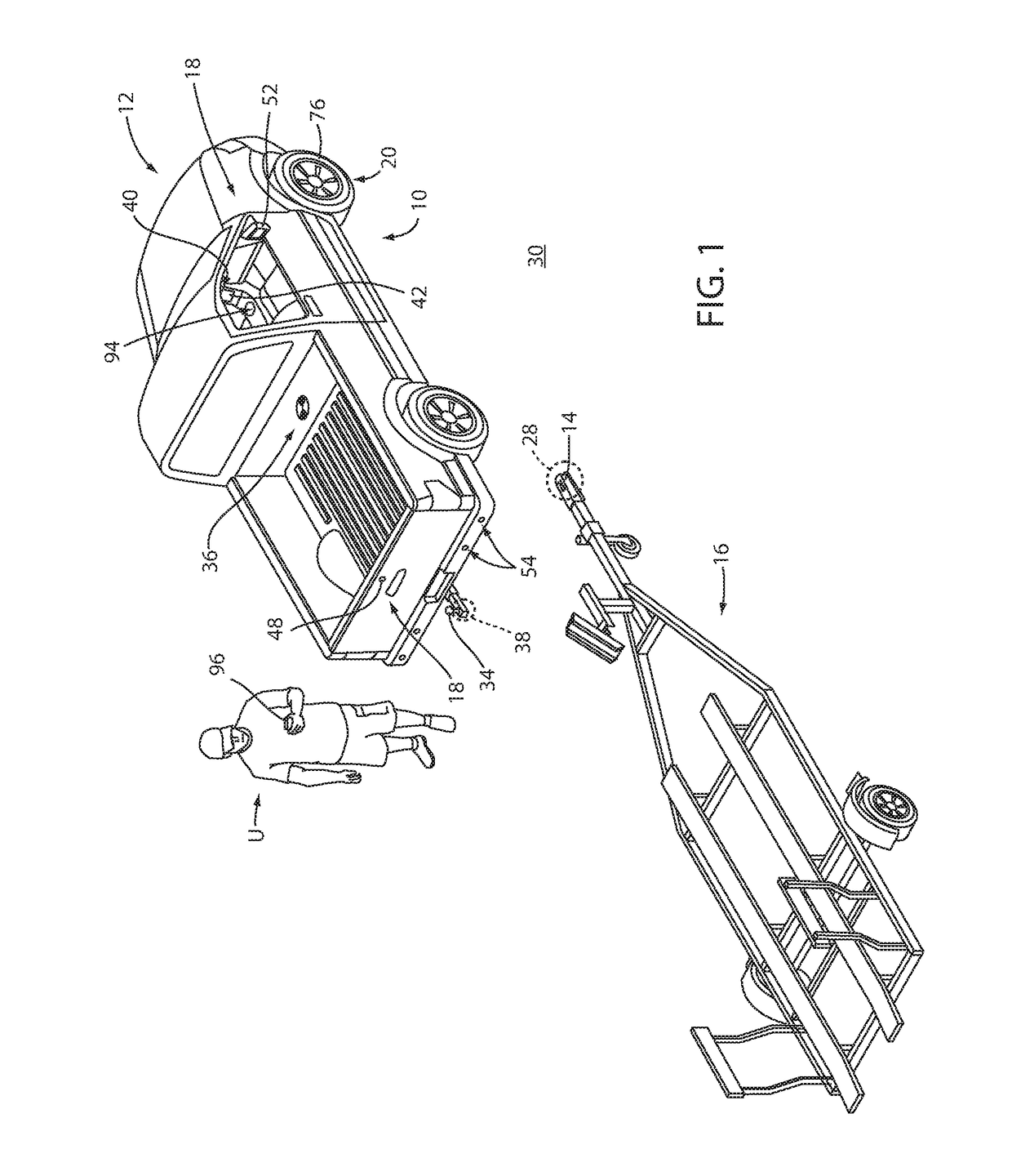 System to automate hitching a trailer