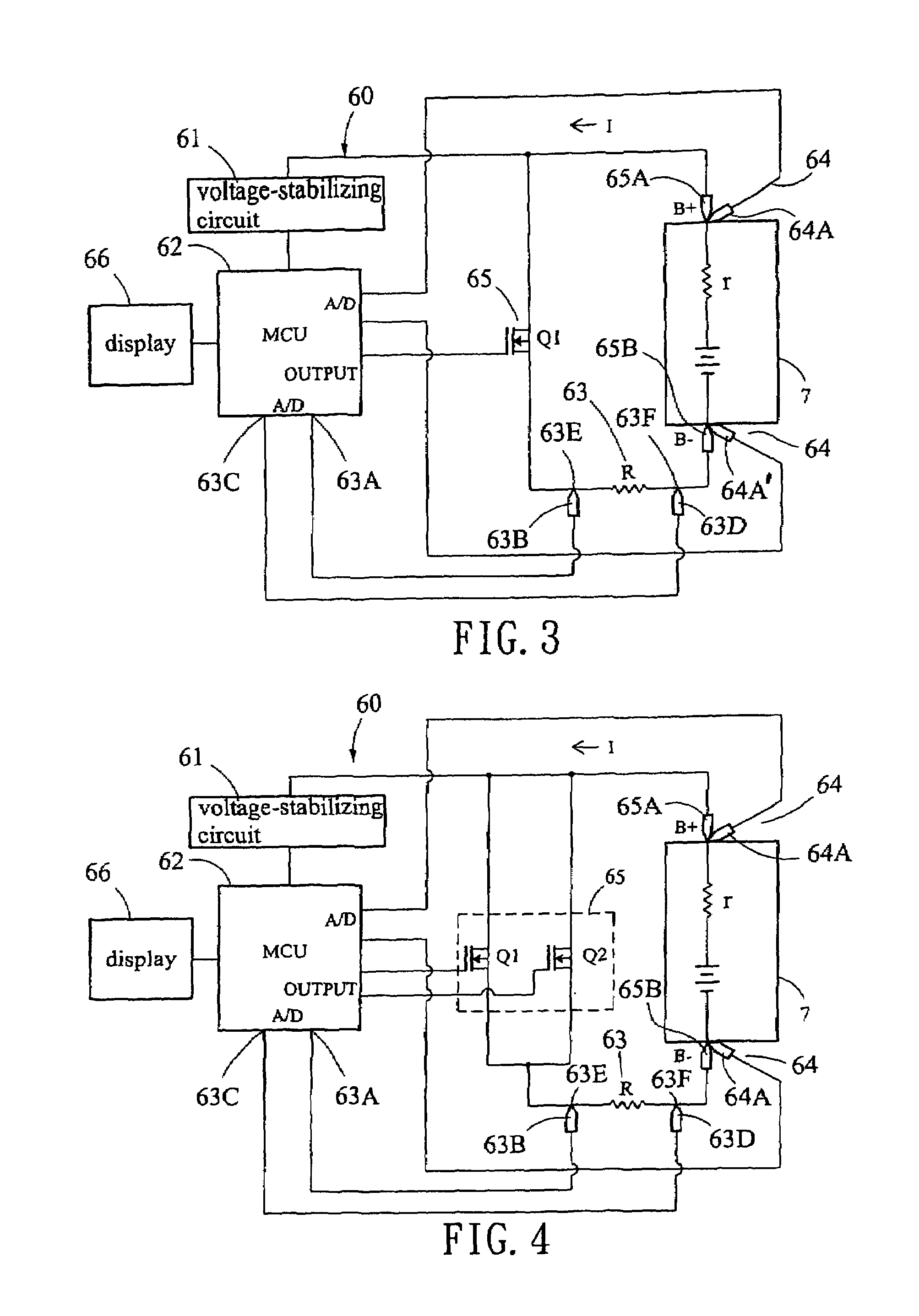 Method and apparatus for monitoring the condition of a battery by measuring its internal resistance