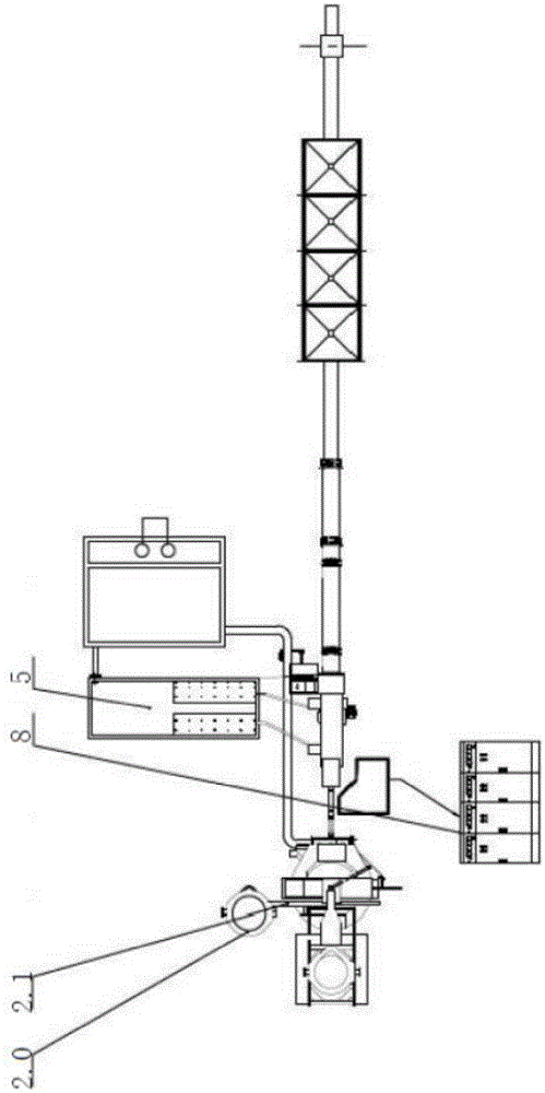 Liquid metal granulating system by adopting full-automatic program control dry process and method of liquid metal granulating system