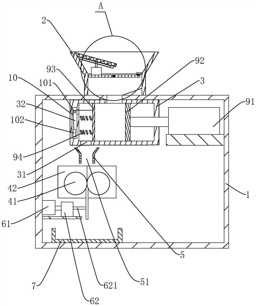 Steel belt cutting and recycling device