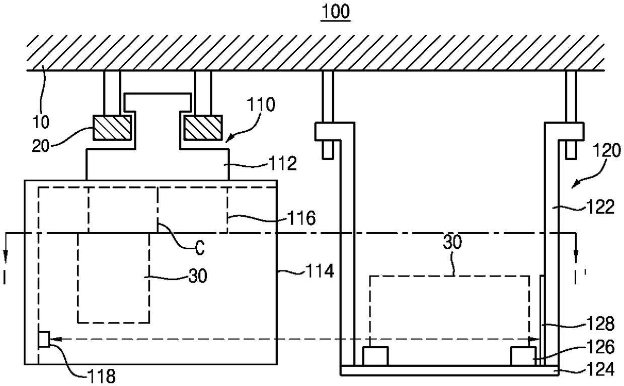 Apparatus and method for transferring carrier