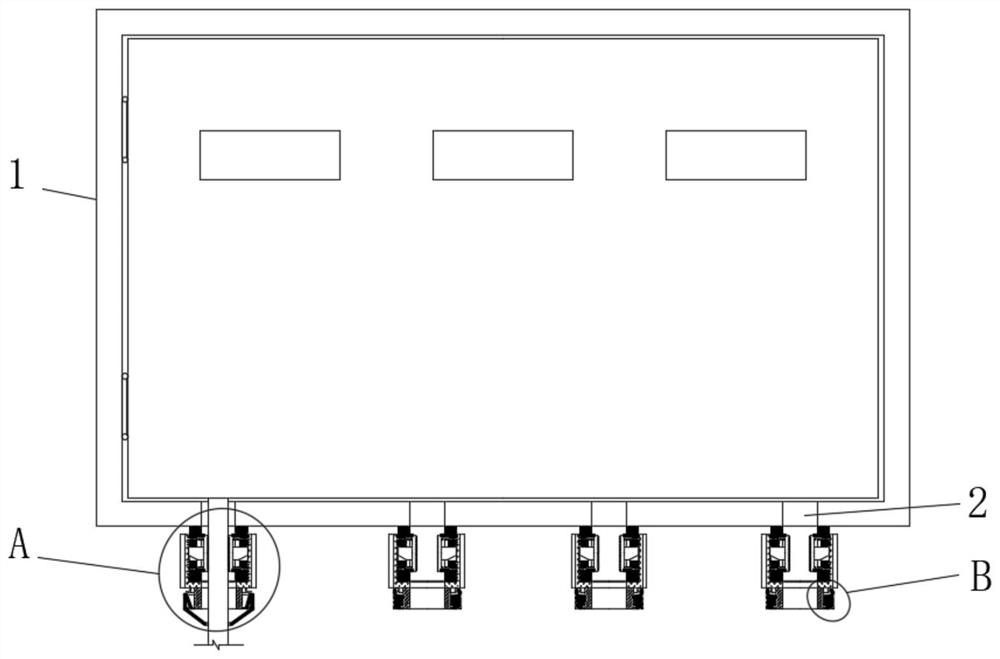 Anti-theft installation box for electric energy meter