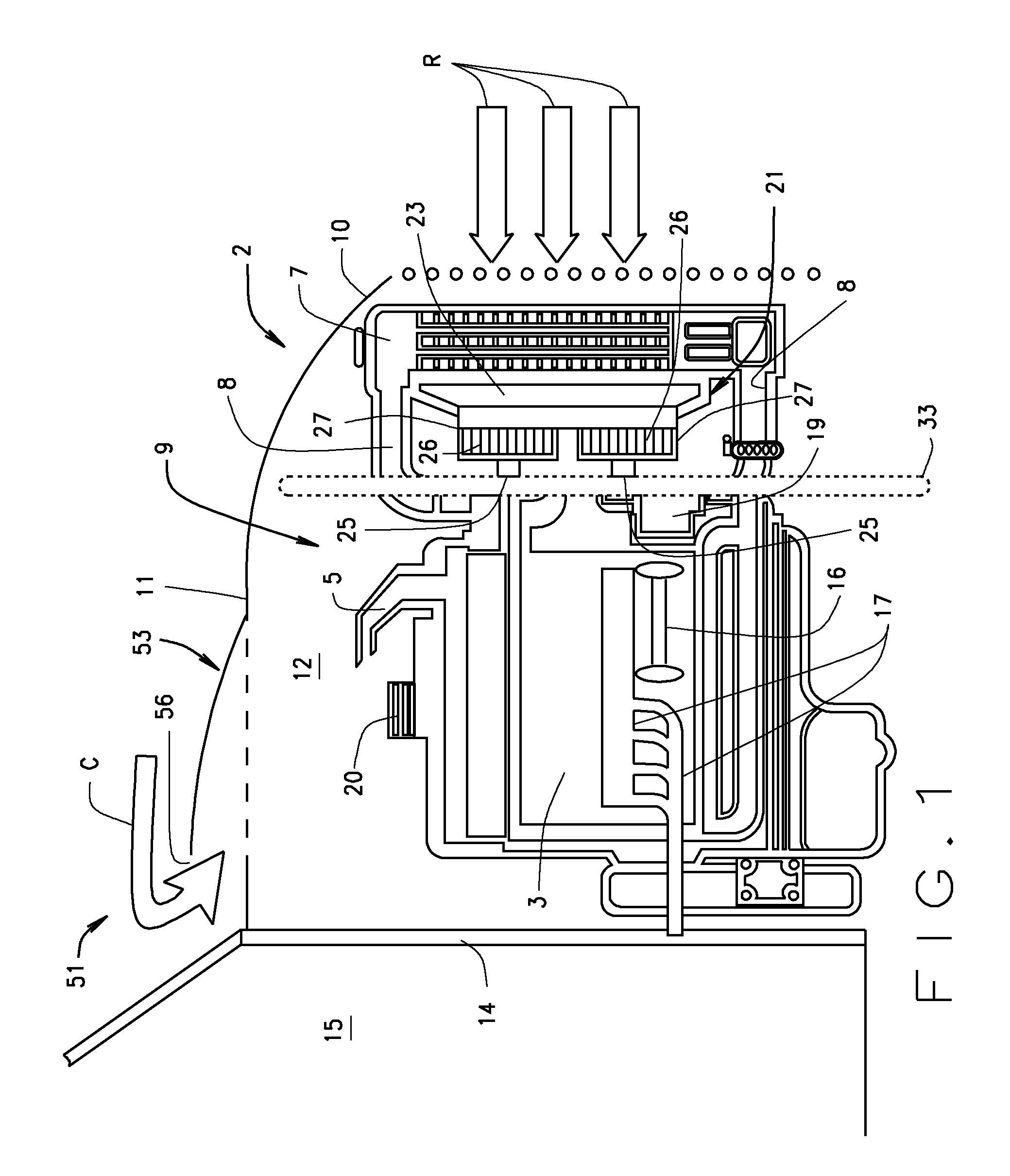 Air management system for heavy duty truck under-hood heat control