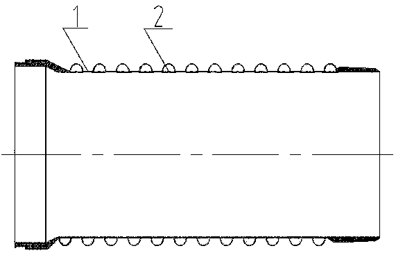 D-shaped spiral corrugated pipe