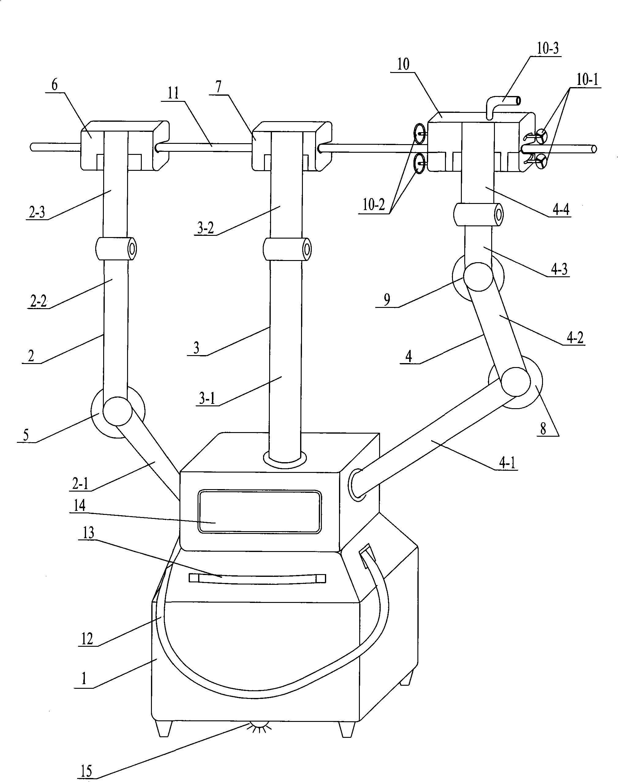 Deicing robot for transmission distribution line