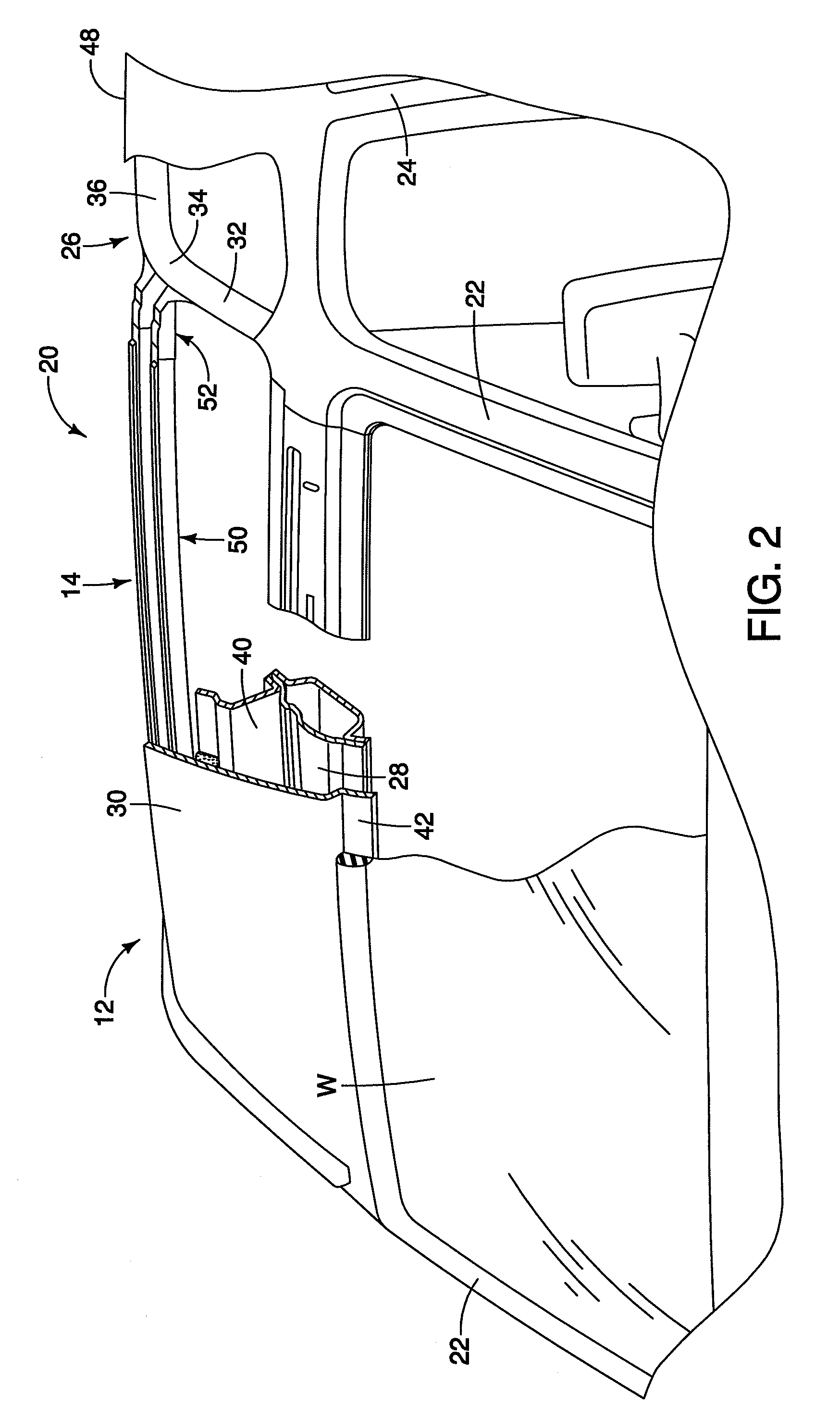 Vehicle roof bow assembly