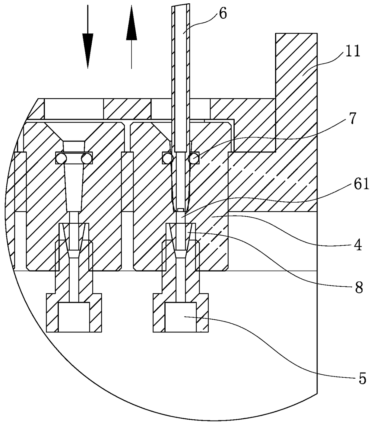 Large volume sample loading device