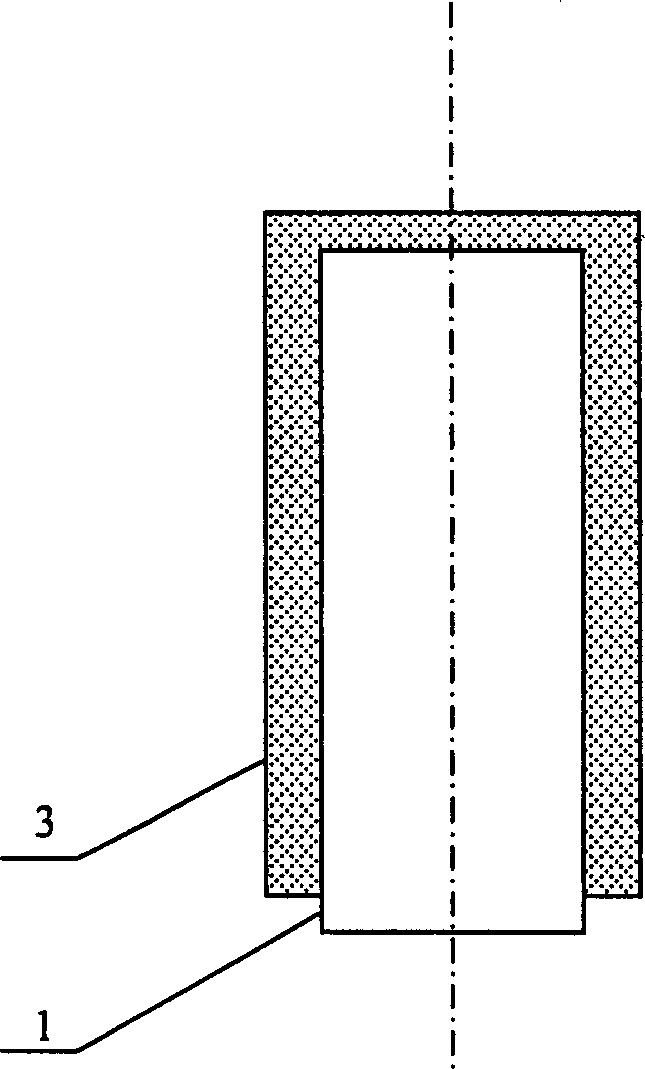 Ceramic based composite material filtering tube used for cleaning high-temp. gas smoke, and its prodn. method