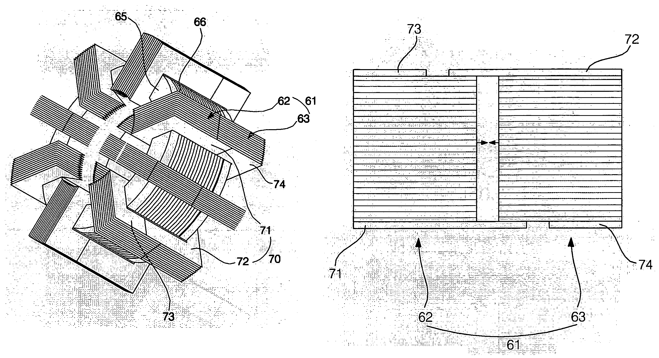 Outer core assembly structure of linear motor