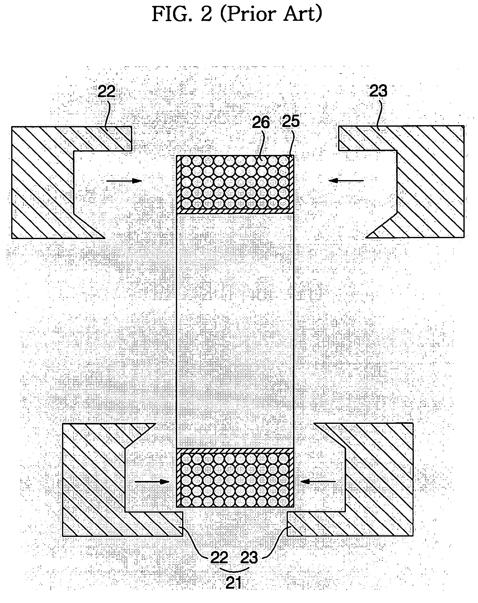 Outer core assembly structure of linear motor