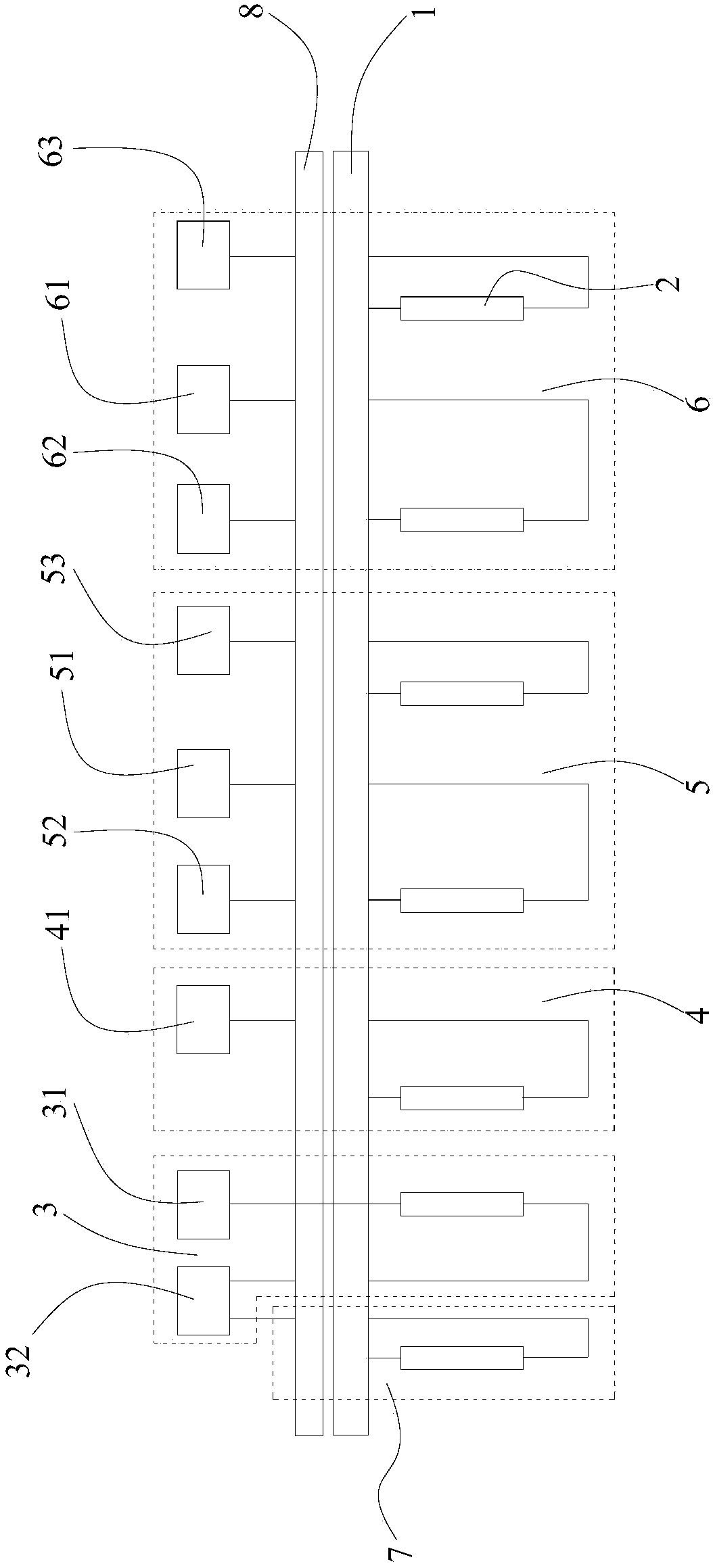 A kind of equipment and method for removing impurities in high-lithium solution