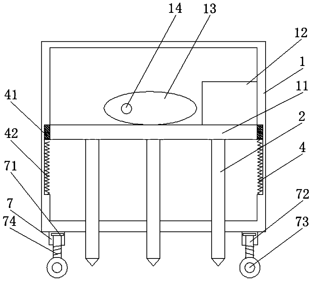 Seeding device with high seeding uniformity