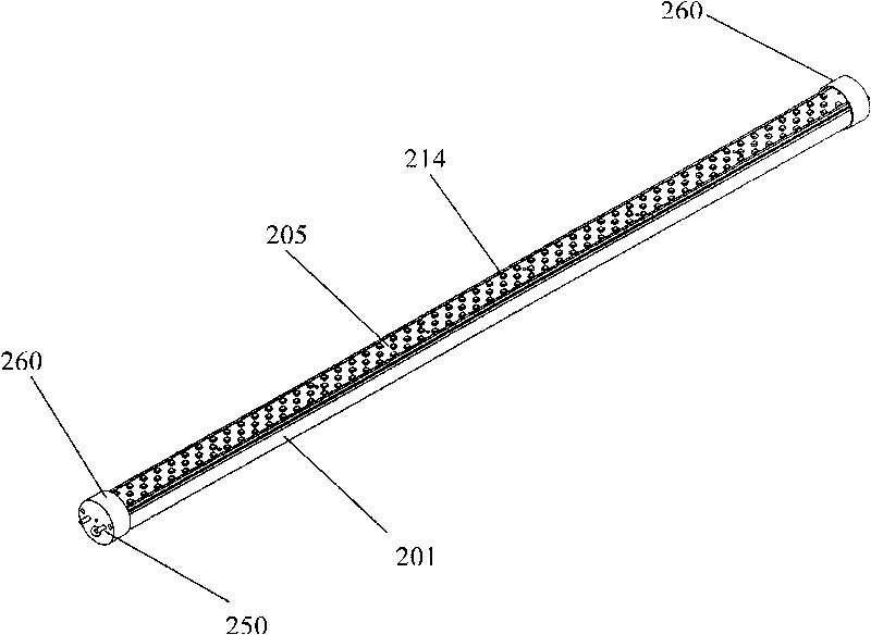 Safe light emitting diode (LED) lighting tube