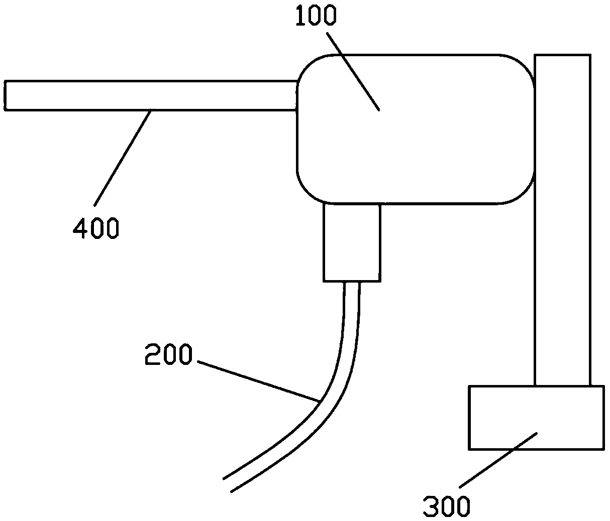 Electric water pump with pressure structure and water gun structure