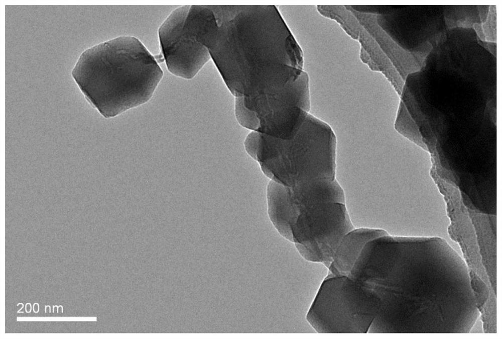 Carbon nanotube string carbon hollow polyhedral nanosphere material as well as preparation and application thereof