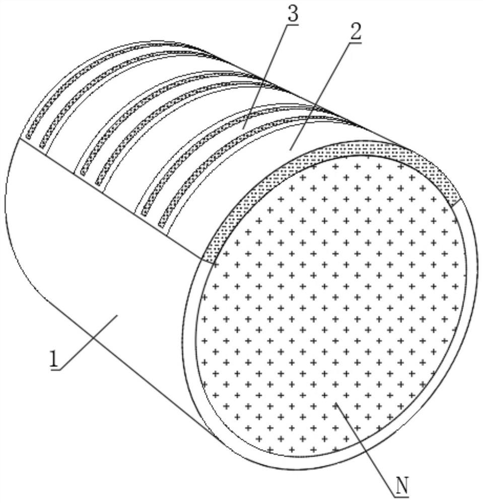 Cross adhesion type cotton packaging method