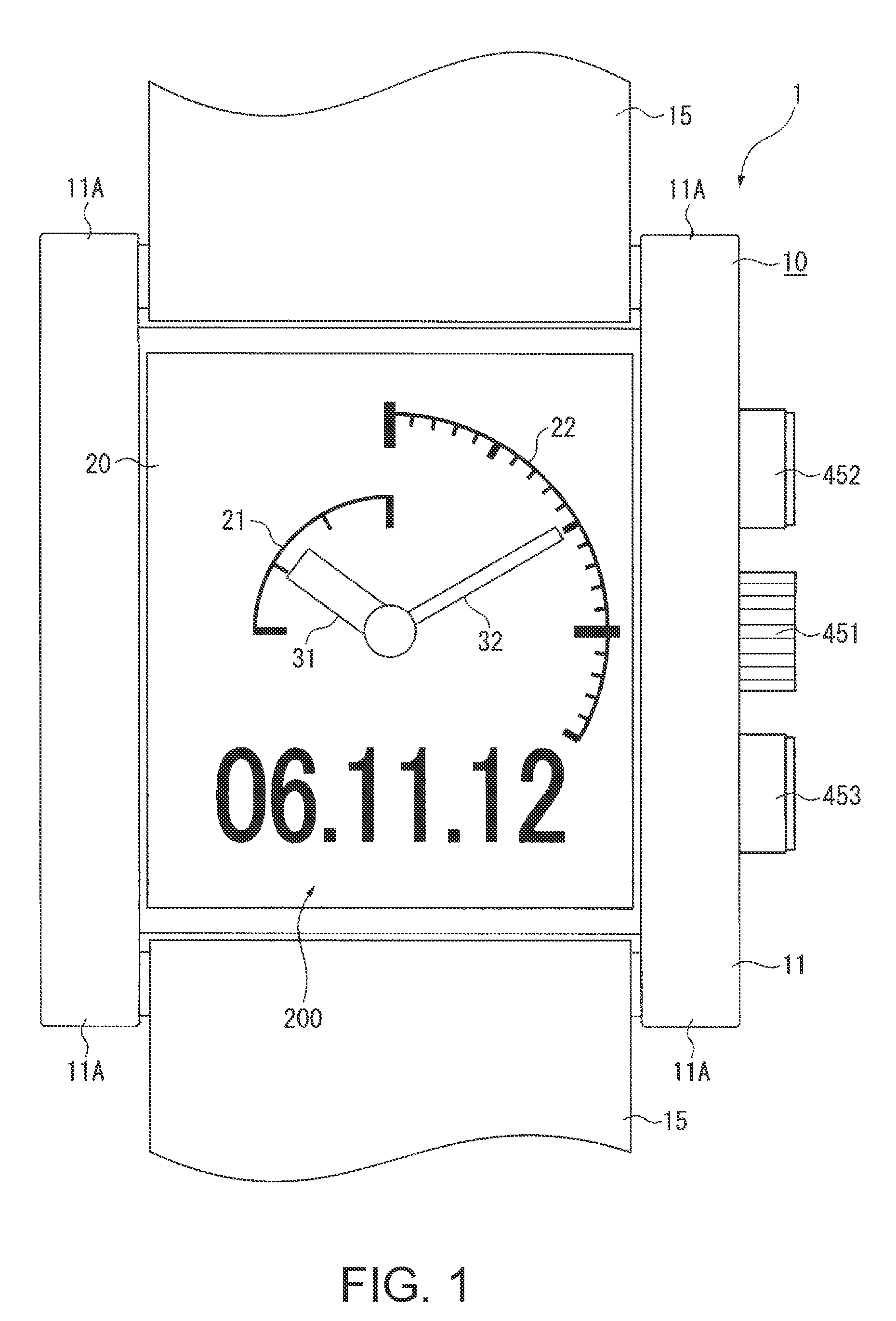 Dial indicator display device