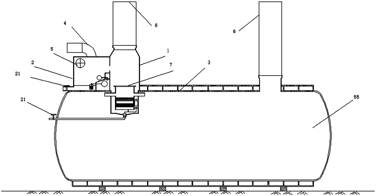 A rainwater precision discarding filter storage integrated tank