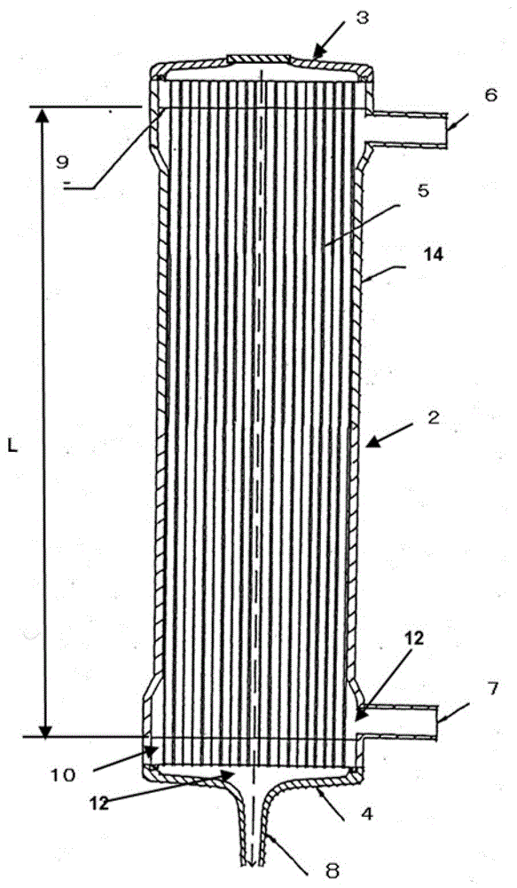 Hollow fiber membrane module for cleaning platelet suspension