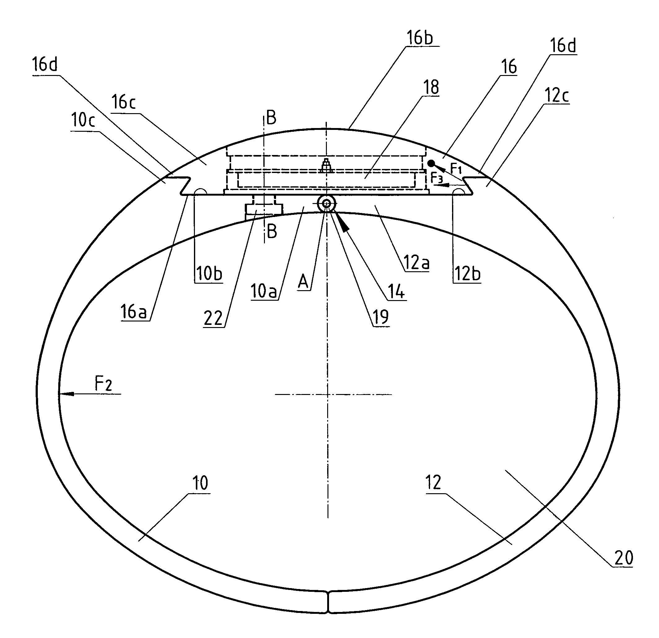 Articulated open ring