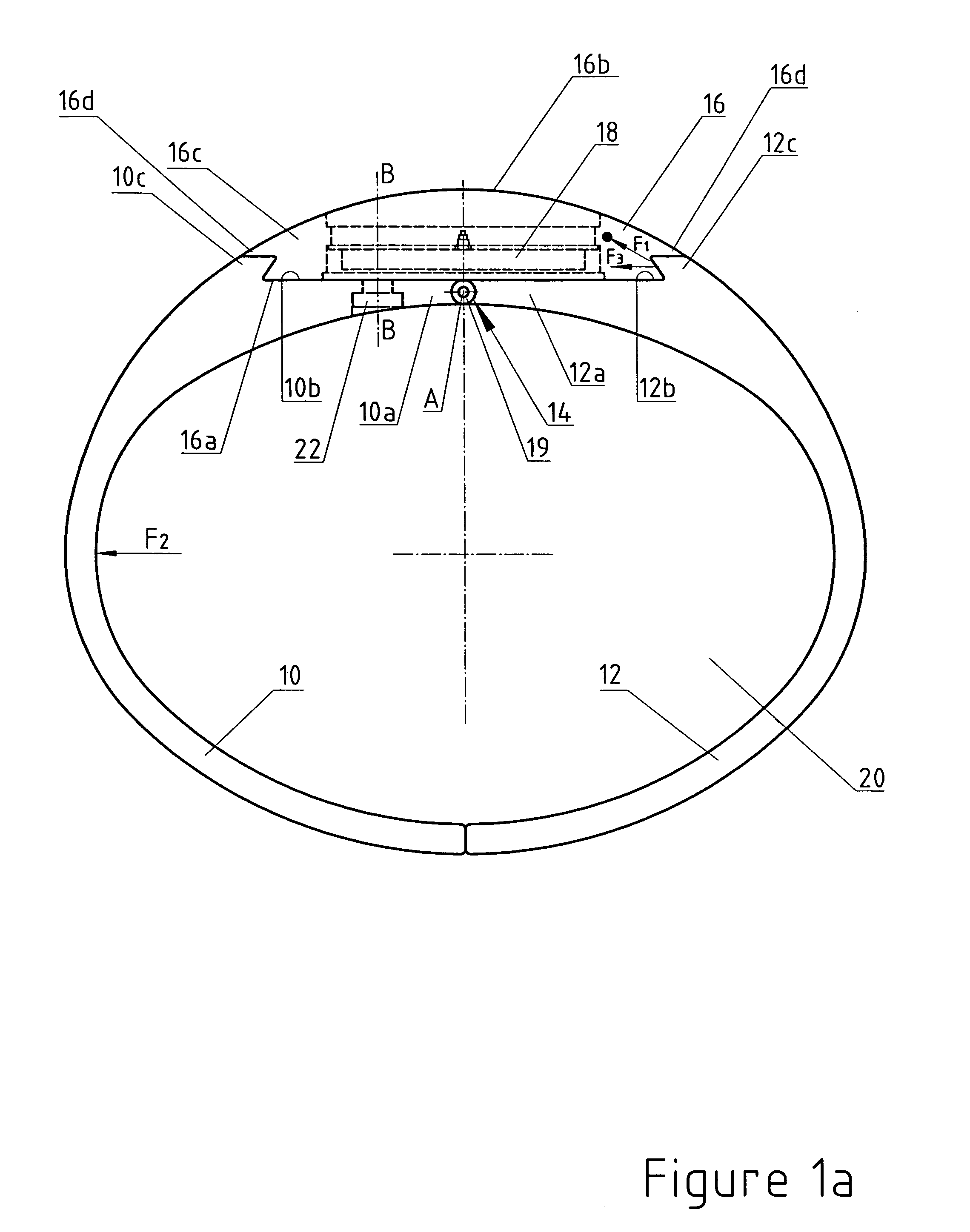 Articulated open ring