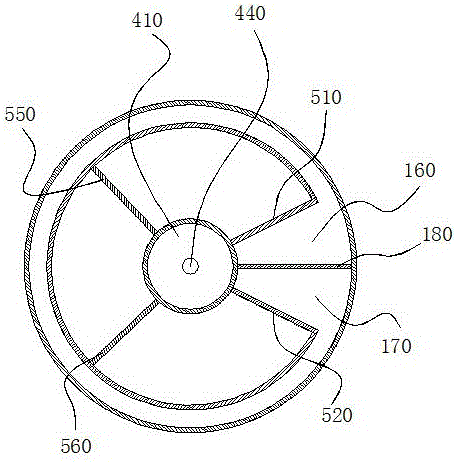 Annular non-blocking plant straw fermentation processing system