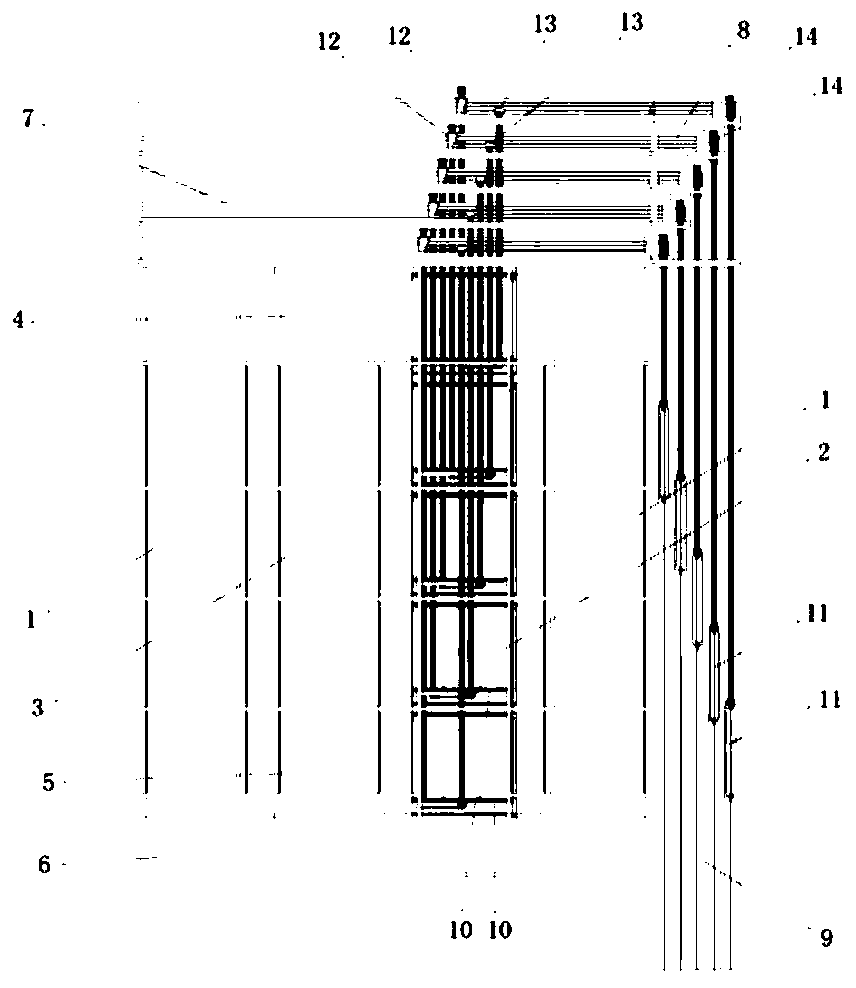 Traction drive multi-car shared multi-hoistway circular operation elevator