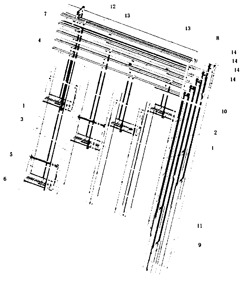 Traction drive multi-car shared multi-hoistway circular operation elevator