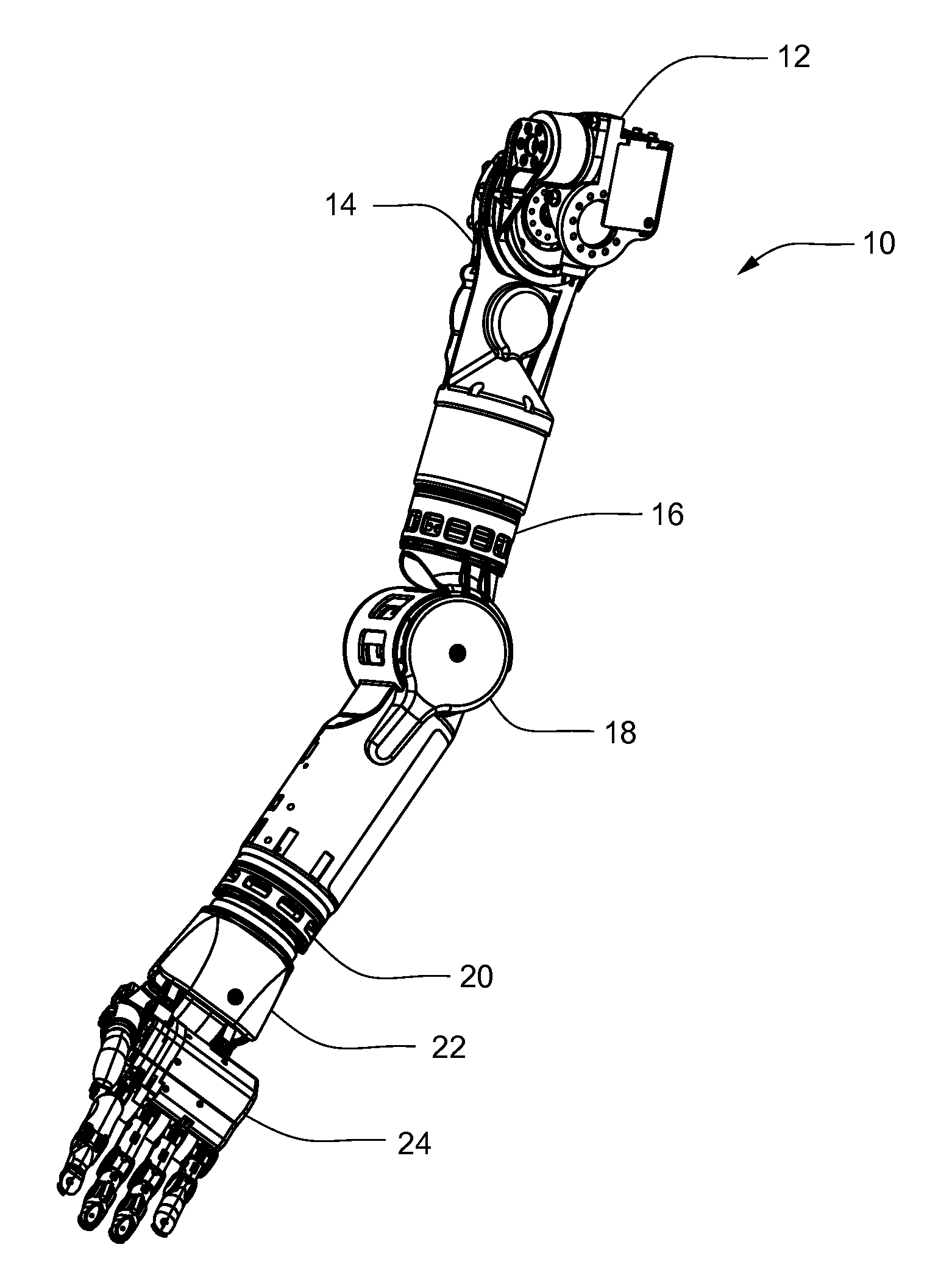 Arm prosthetic device