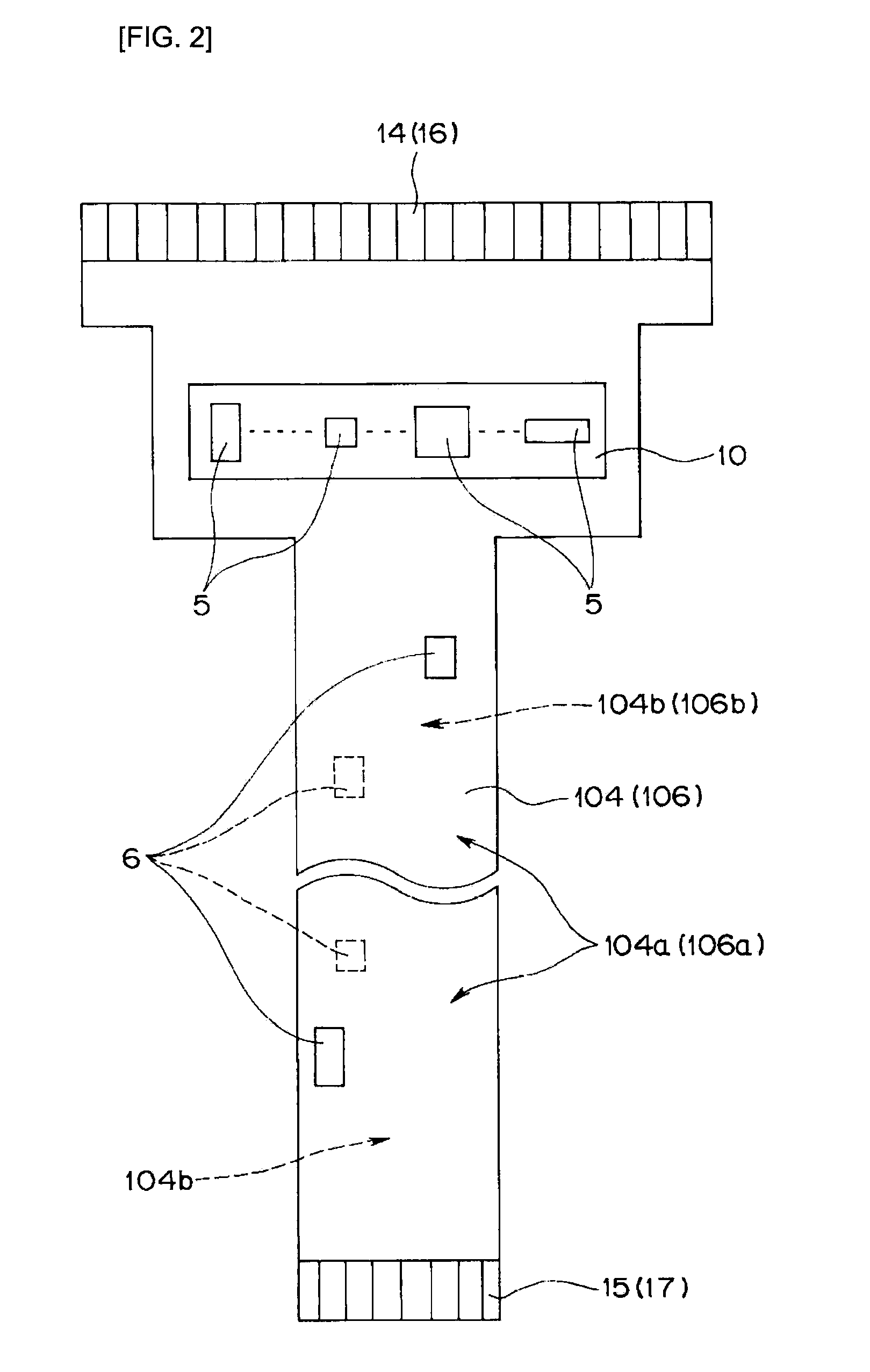 Electro-optical apparatus, flexible printed circuit board, manufacturing method for electro-optical apparatus, and electronic equipment