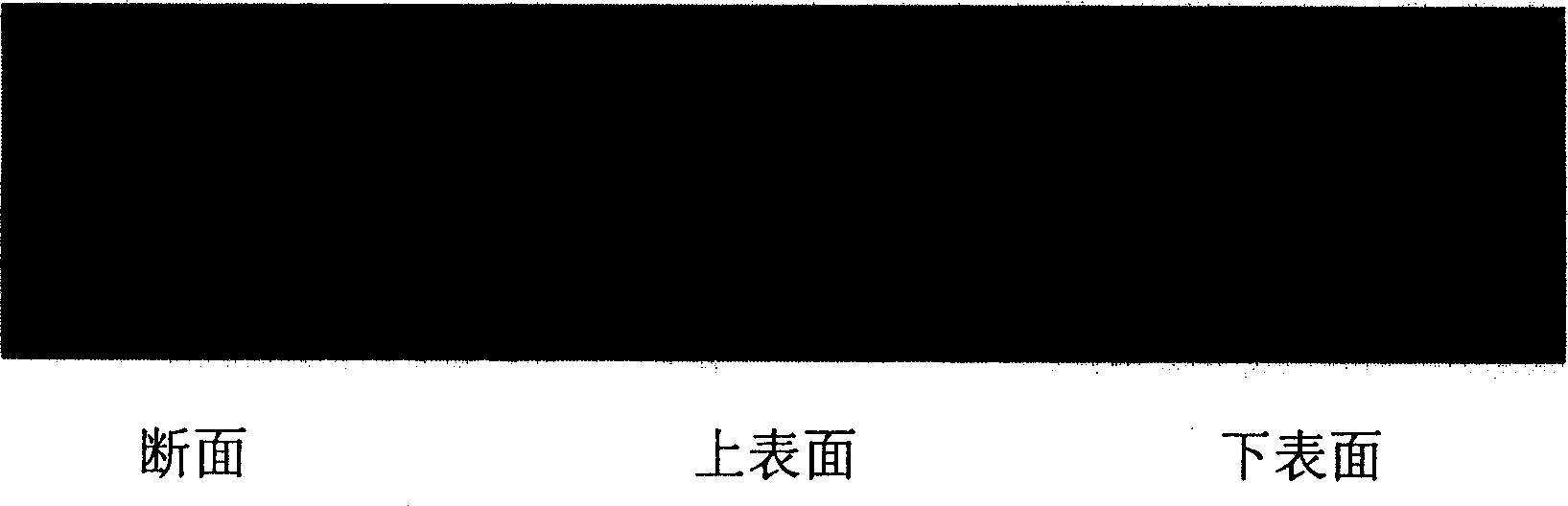 Method for preparing cross-linked polymer film by branching molecule