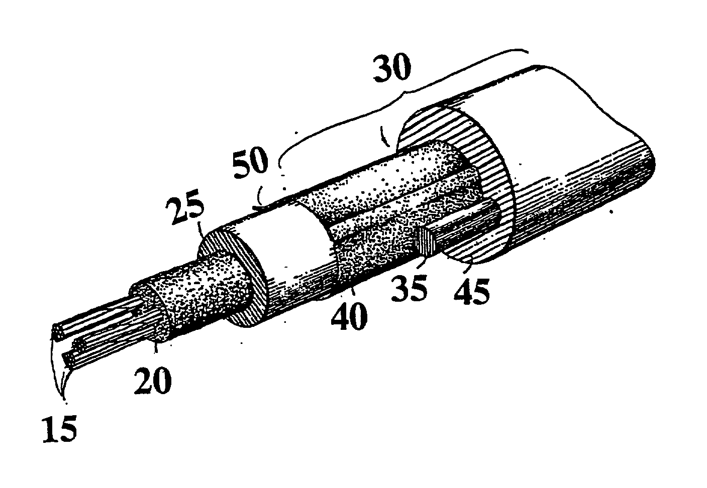 Communication cable having a soft housing