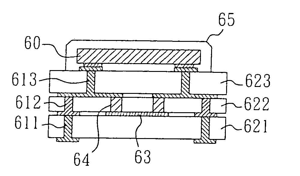 IC substrate with over voltage protection function