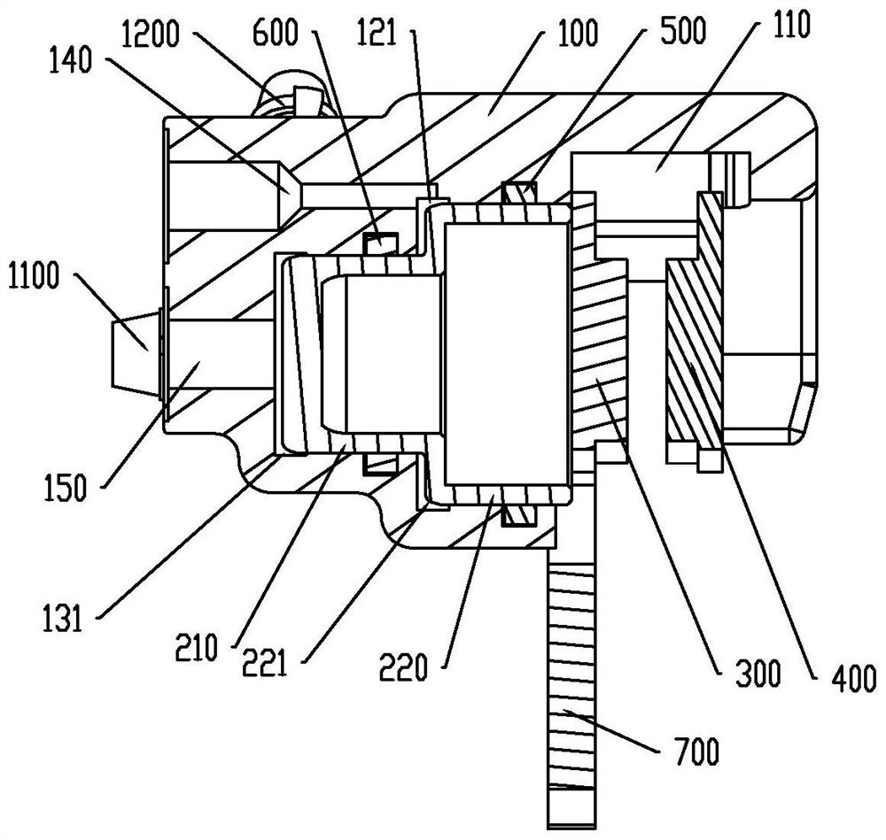 Single-piston CBS brake caliper