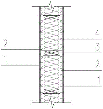 Non-load-bearing indoor wooden partition wall and construction method thereof