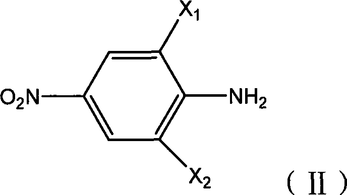 Process for synthesizing azo dispersion dyes monomer compound