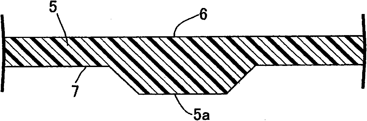 Resin molding method and die device for resin molding