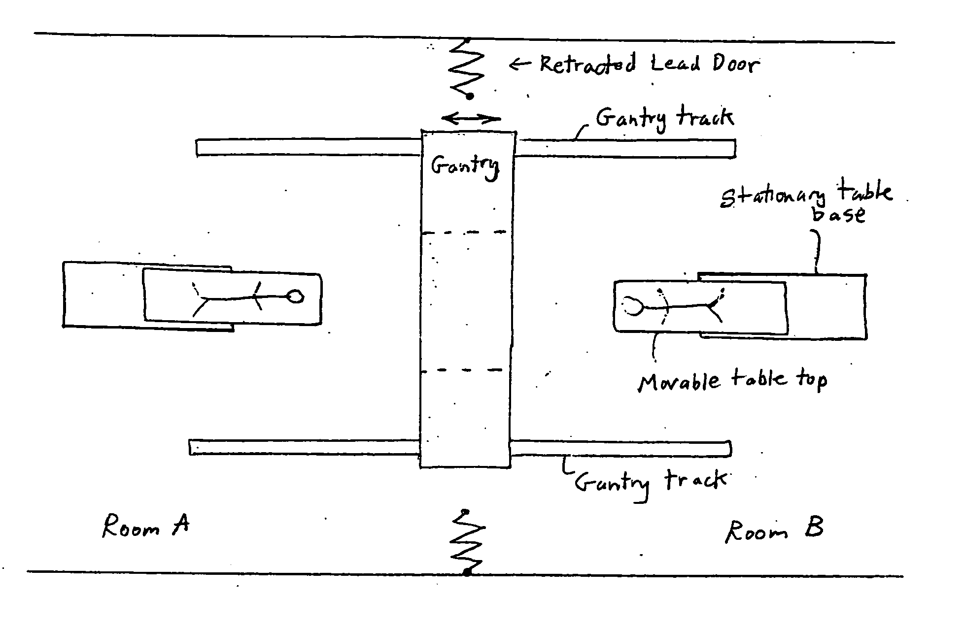 Multi-table CT or MRI scanner arrangement for increasing patient throughput