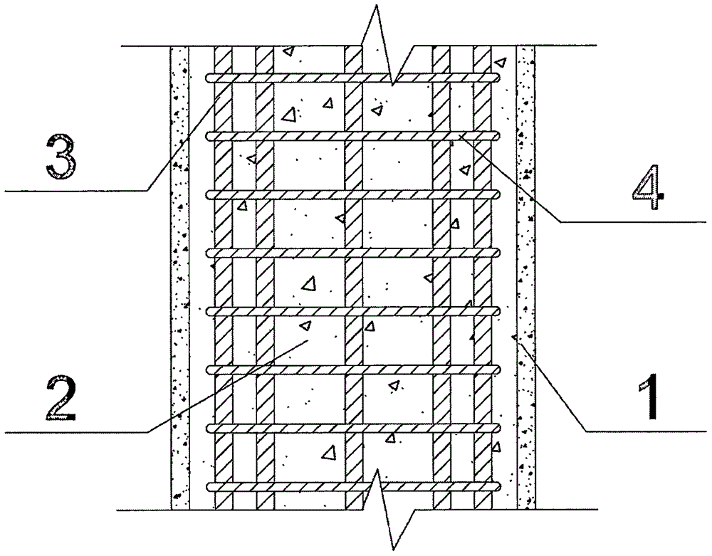 Combined column with reactive power concrete (RPC) outer cylinder filled with micro-expansion concrete