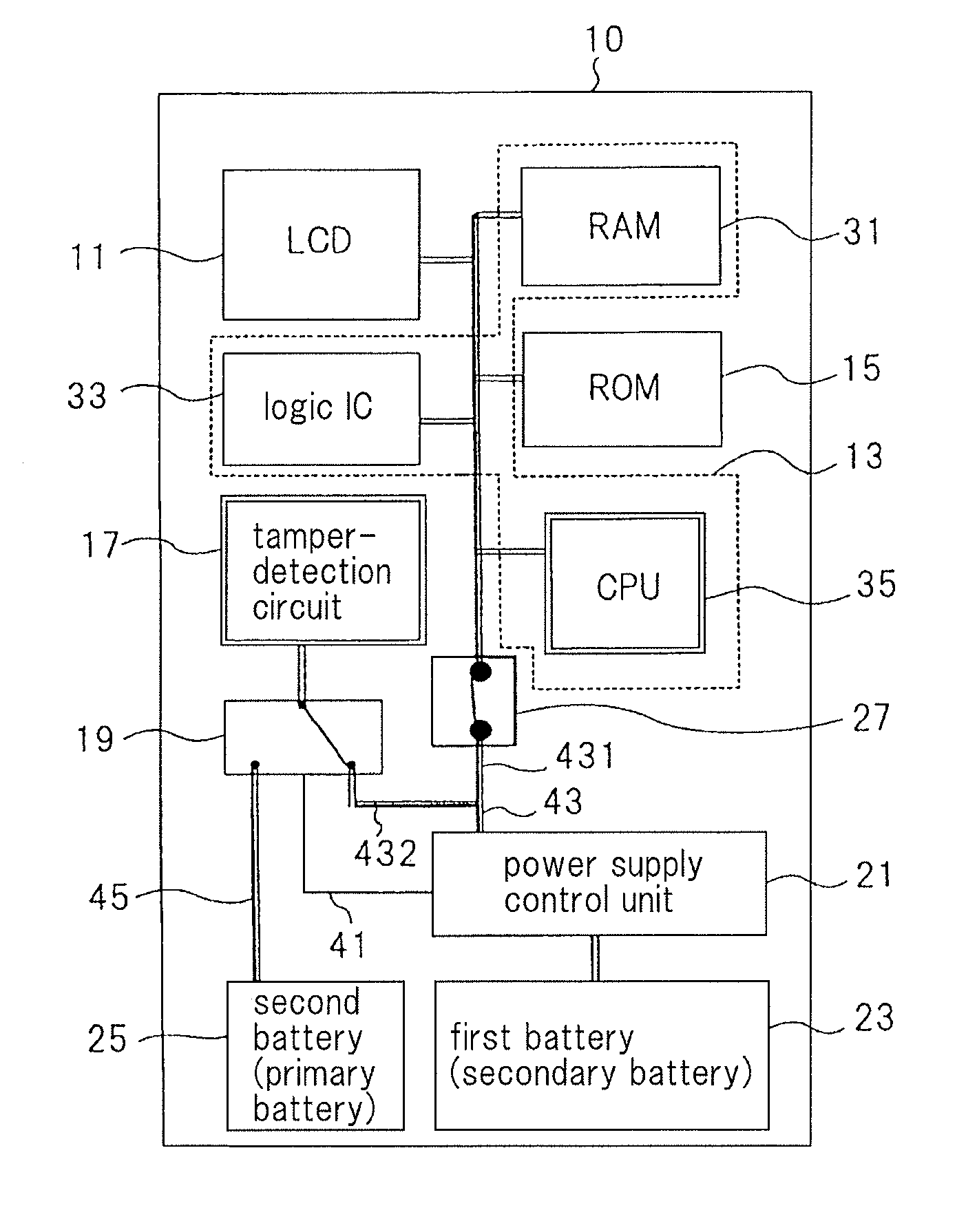 Mobile terminal and power control method