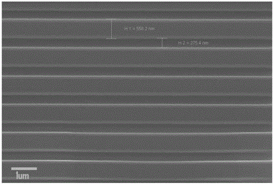 One-step type manufacturing method for silicon-dioxide-based diffraction grating