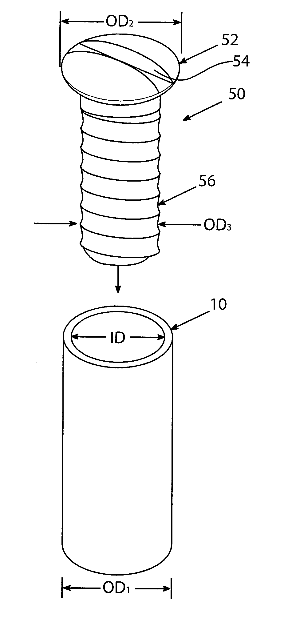 Bone screw introducing sleeve