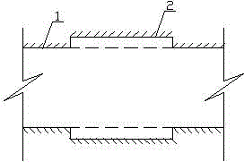 Mining cambered anti-impact sealing wall and construction method of mining cambered anti-impact sealing wall