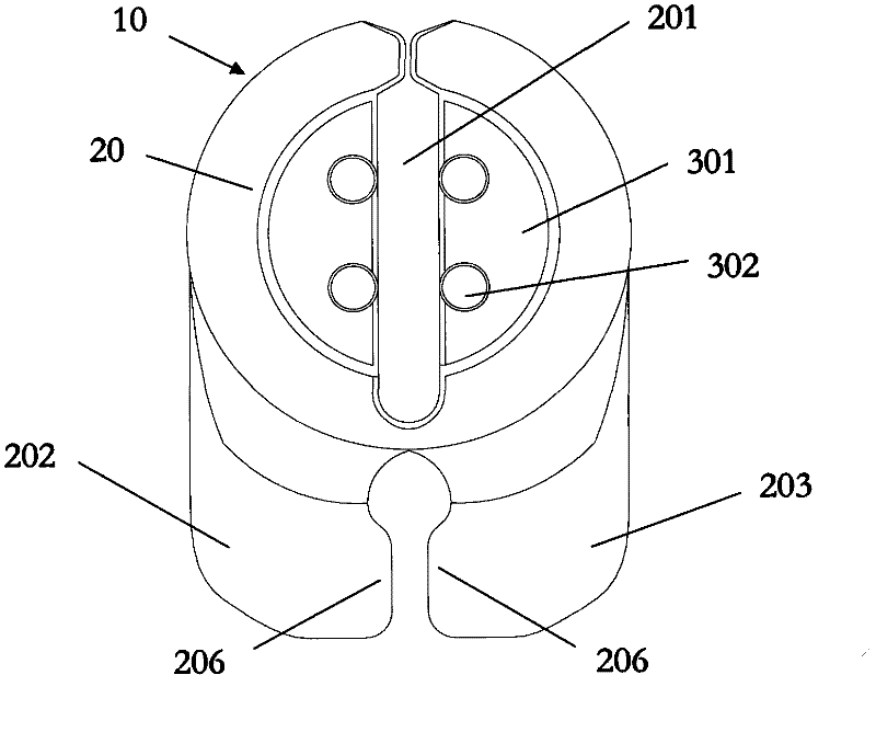 Fixation aid for brain electrode lead