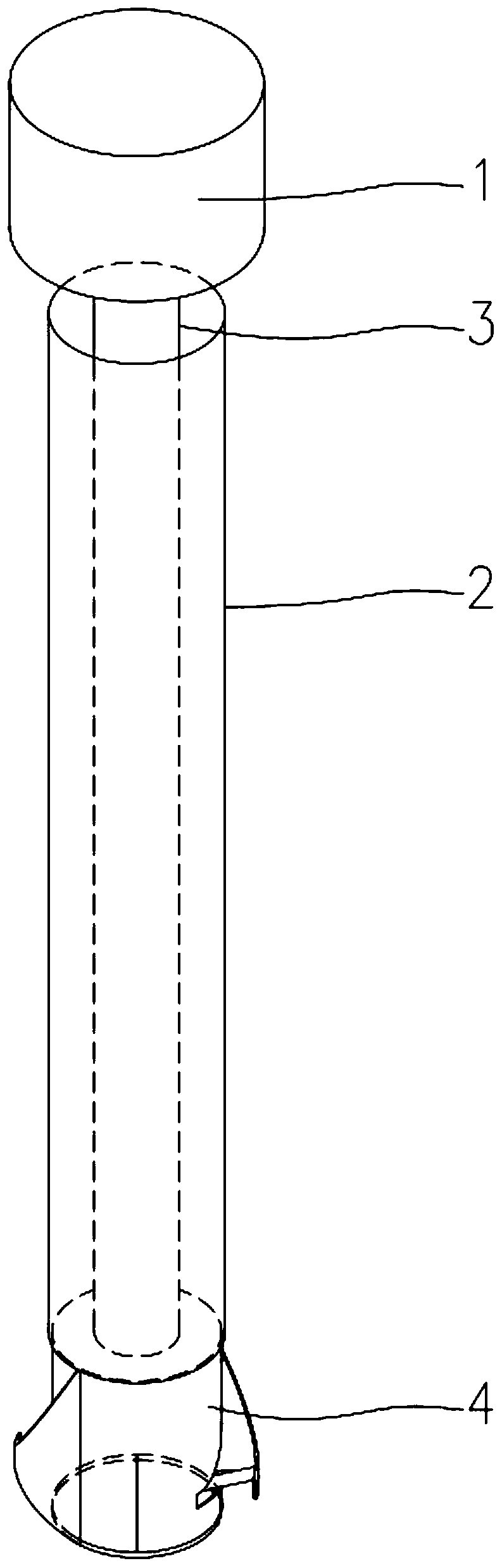 Mechanical pile forming device for base-expanded poured foundation pile and pile forming method thereof